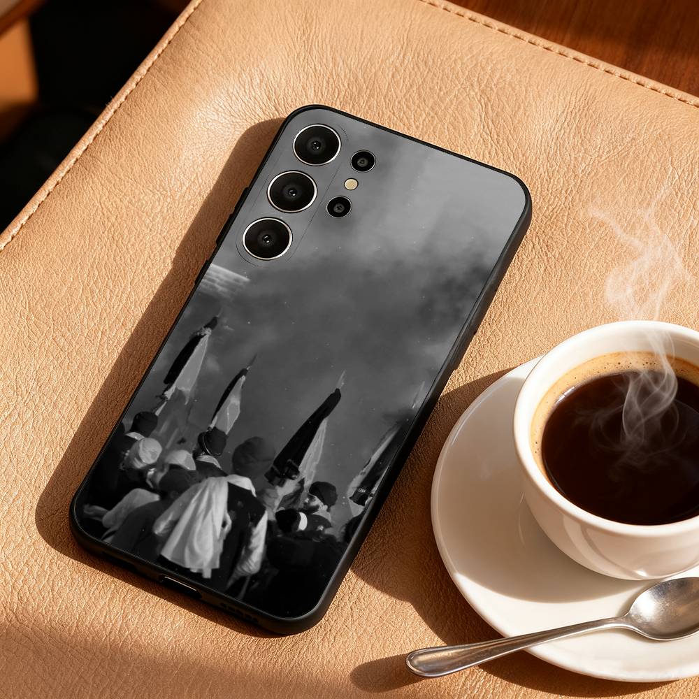 A-Art P-Punjab M-Map Phone Case For Samsung S25,S24,S21,S22,S23,S30,Ultra,S20,FE,Lite,10,9,Black Cover