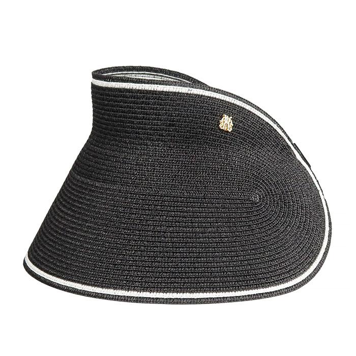 Kaliseumontapone Chavi Raffia Visor Sun Cap Straw Hat