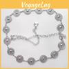 Elegant Vintage Metal Waist Chain Accessory Stylish Design For Skirts And Outfits