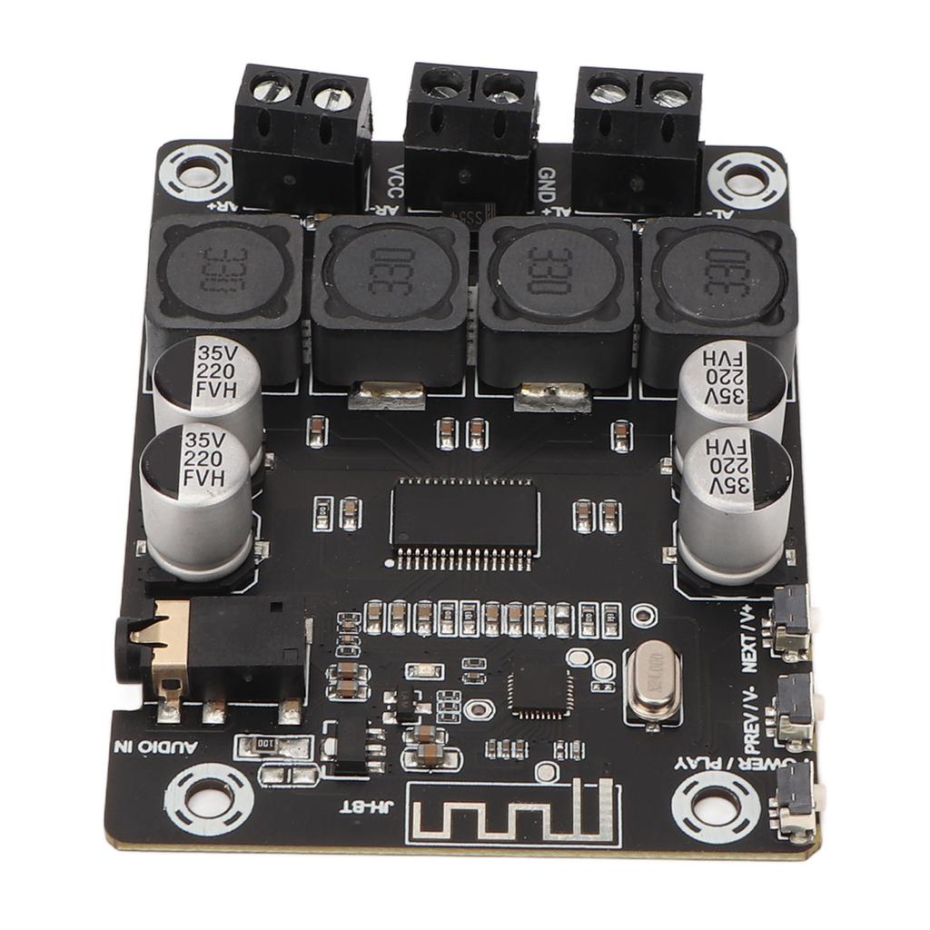 Digital Amplifier Board 12V‑28V DC Dual Channel 45W Bluetooth Amplifier DIY Module for Speaker