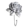 Artistic Heart Shape Wall Mount Hook With Floral Rose Designs Great For Organizing Small Items