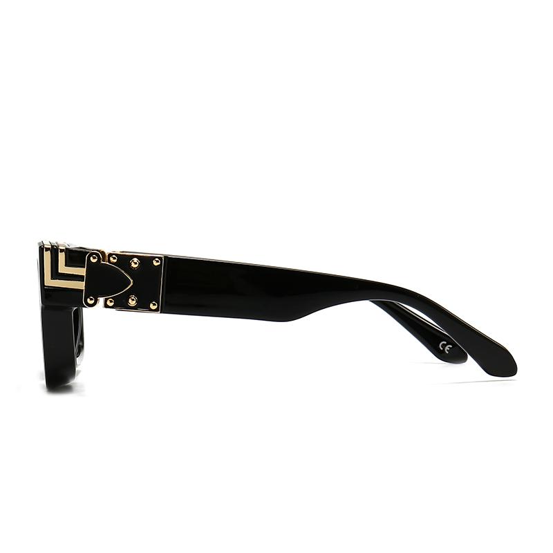 Foreign Trade Cross-Border Popular Sunglasses for Men European and American Street Photography Ins Popular Model Square Small F