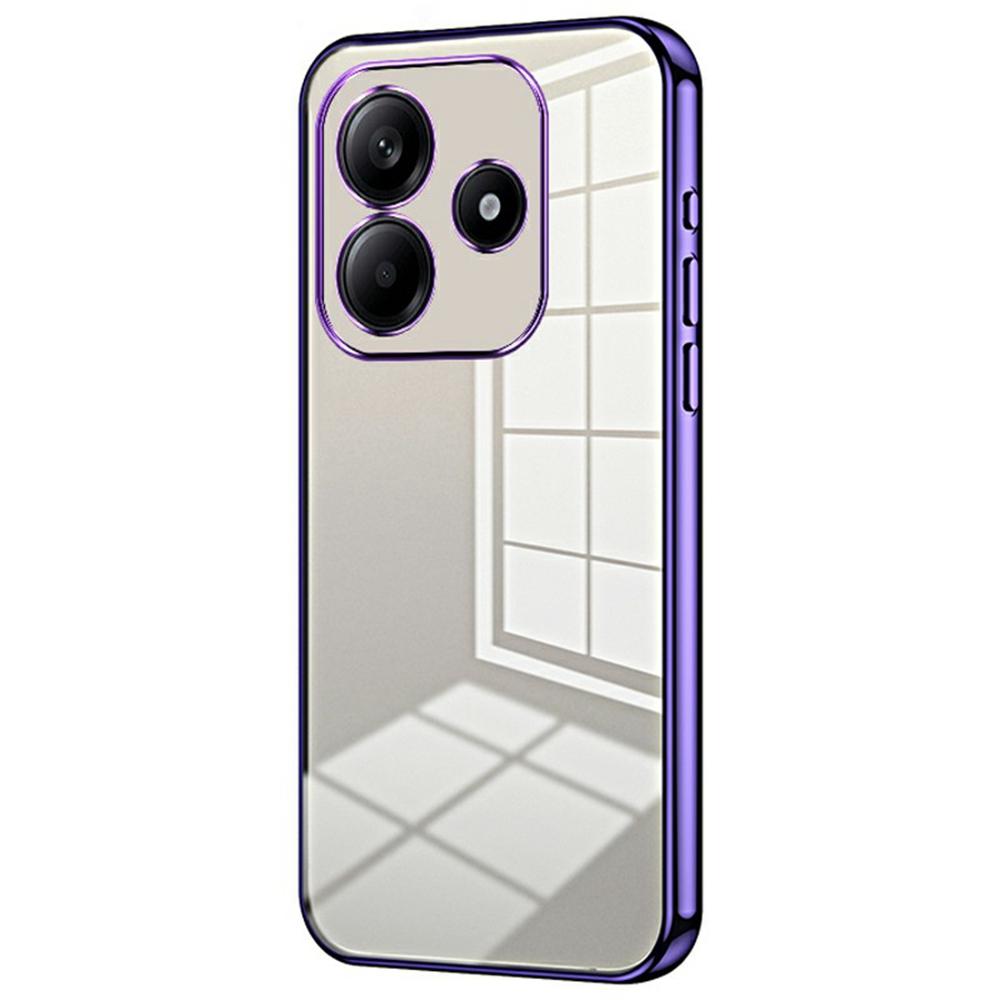 For Xiaomi Redmi Note 14 5G Case Electroplating Frame Soft TPU Phone Cover