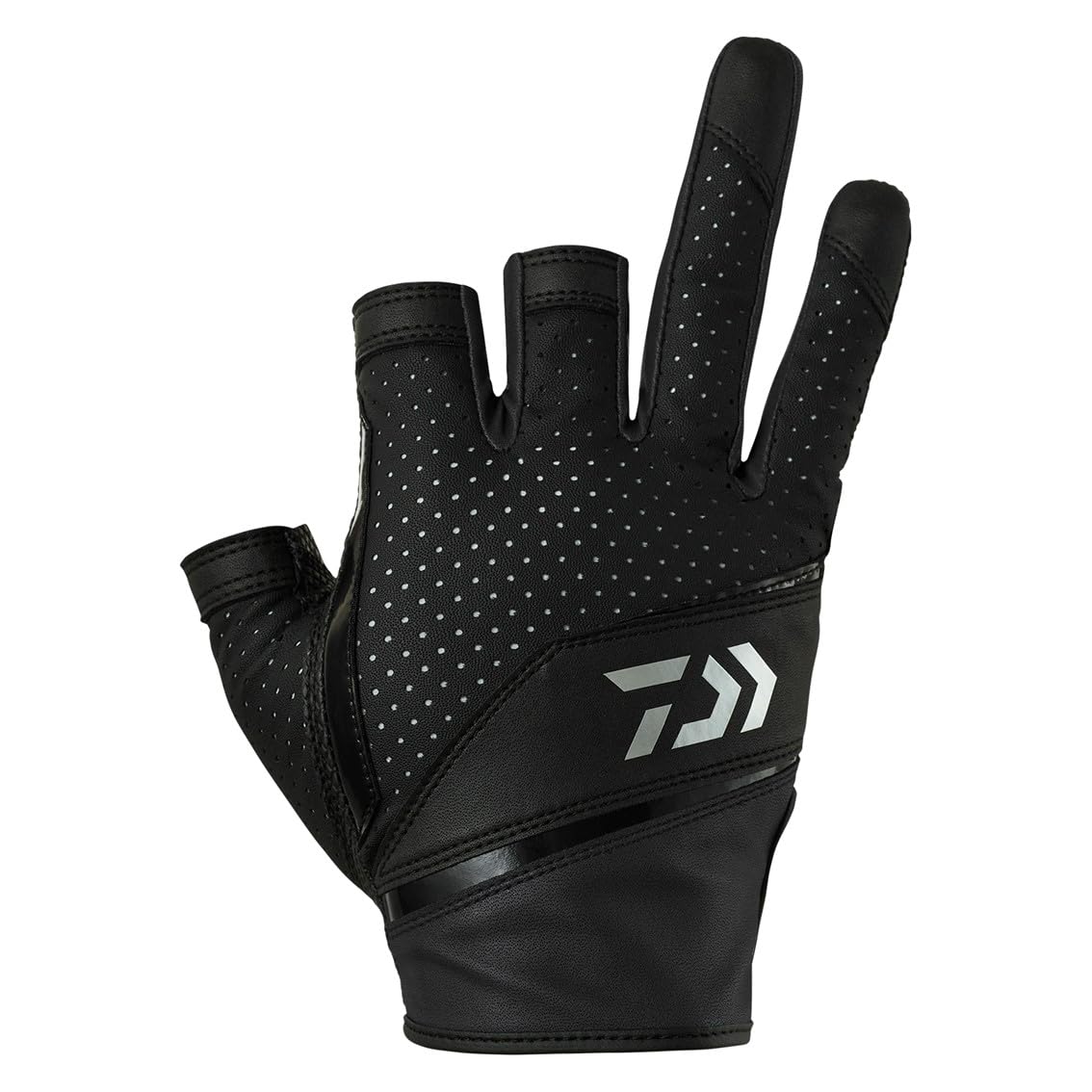 

[Daiwa] Faux Leather Gloves 3 Cut 25DG-2225 Black 2XL