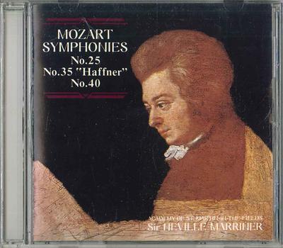 CD SIR NEVILLE MARRINER - Mozart Symphonies No.25 No.35 Haffn FNCC30180 PHILIPS Japan Classical Used