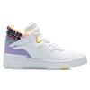 Li Ning Superwave Mid Casual High-Top Sneakers Women sneakers White Purple AGCQ238-3