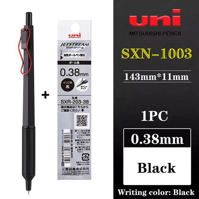 Uni Jetstream Business Pens 0.28/0.38mm Super Fine Nib Quick-drying Non-inking Oil Ballpoint Pen Anti-roll Rod Write Accessories