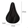 Bike Saddle Bicycle Cushion Cycling Accessories, Black Padded Seat, Seat Cover for