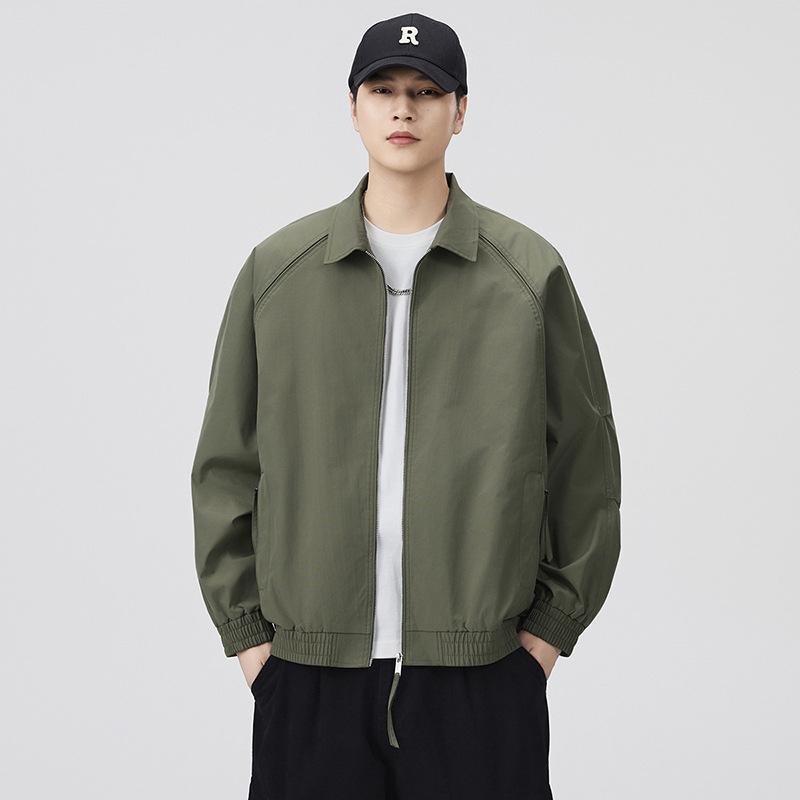 

Мужское пальто 2025 новая куртка куртка куртка модный тренд свободный повседневный ветрозащитный 3XL армия зеленый