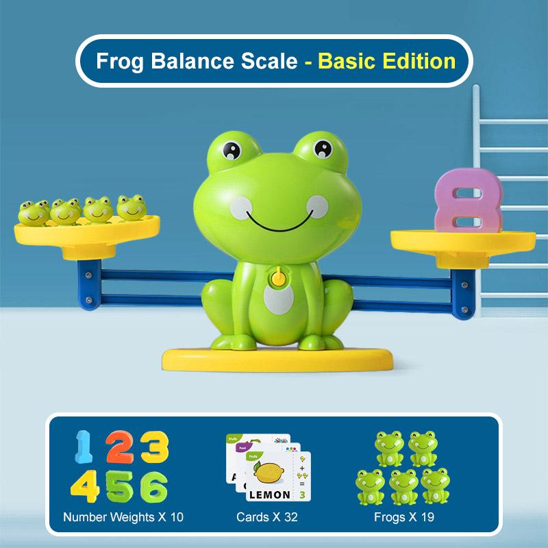 Export Child Early Education Frogs Balance Scale Arithmetic Enlightenment Mathematics Parent-child Interactive Educational Toys