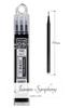 Frixion Ballpoint Pen Single Frixion Ink LFBKRF30EF Black Refills X 3 Packs Refills 1 Jasmine Symphony Index Refill, Color, 0.5mm, [3 (9 Total), Card]