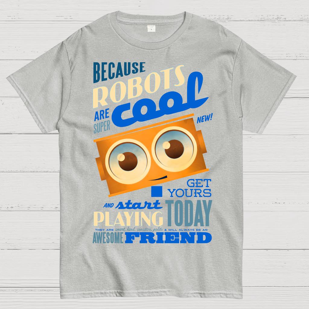 Robots Are Cool Cotton Summer Casual Cool Loose T-Shirt
