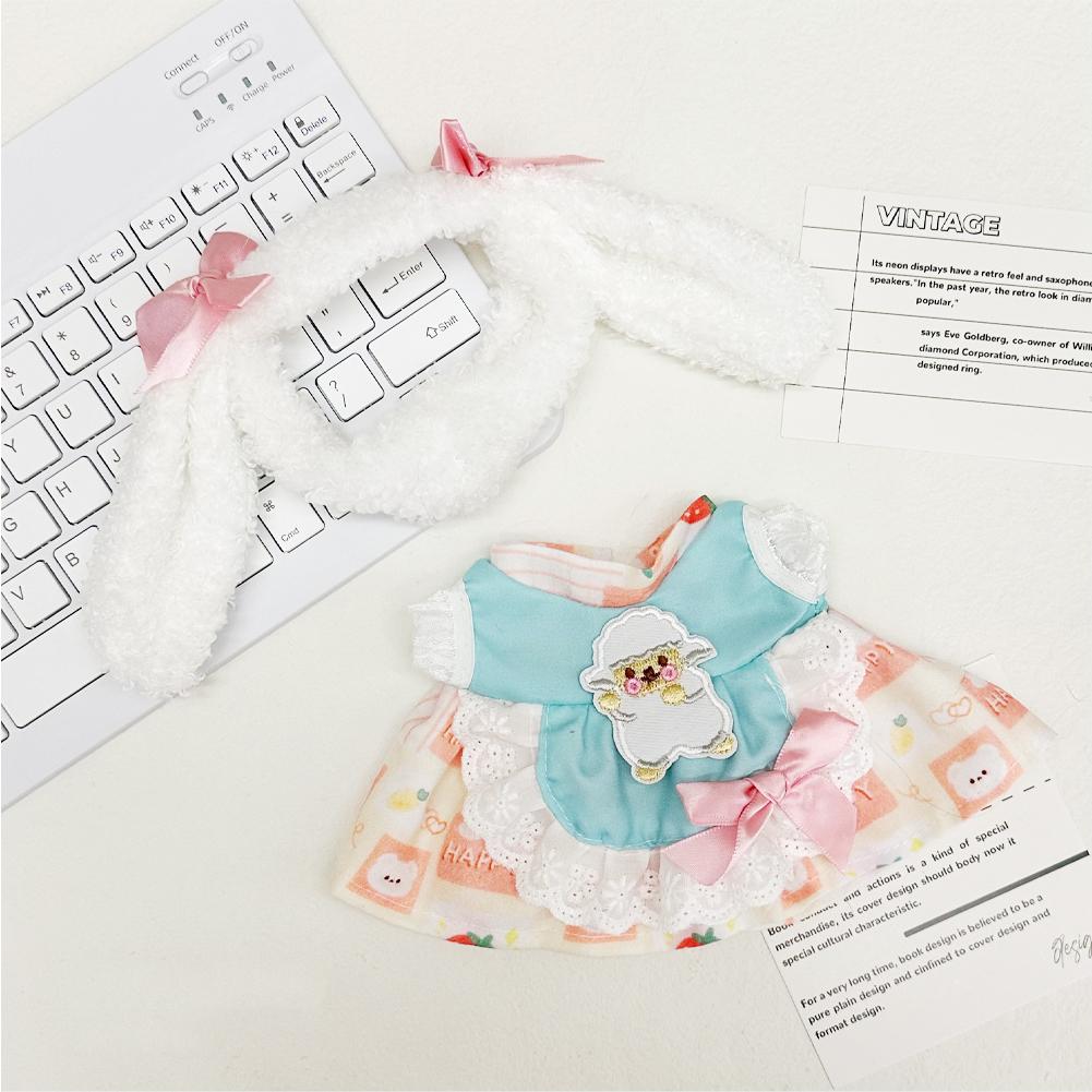 

Для 20 см хлопковые комбинезоны для кукол из мультфильмов, сменная одежда для плюшевых кукол, аксессуары для игрового дома, мини-одежда 19#