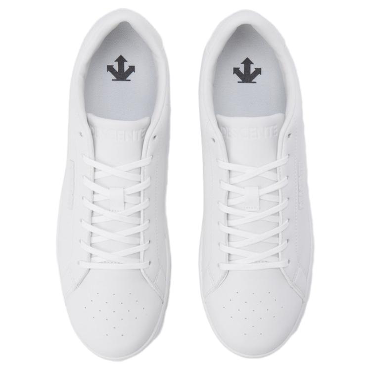 DESCENTE Court D Basic Comfortable Lightweight Low-Top Lifestyle Shoes Unisex Sneaker White SP123LSN17