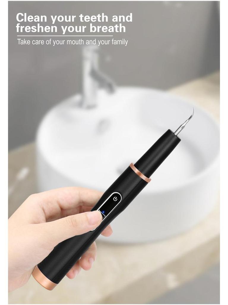 Elektrischer Ultraschall-Zahnsteinentfernungsgerät: Entfernt Zahnstein & Plaque, Reinigt, Bleicht, Munddusche & Zahnreiniger