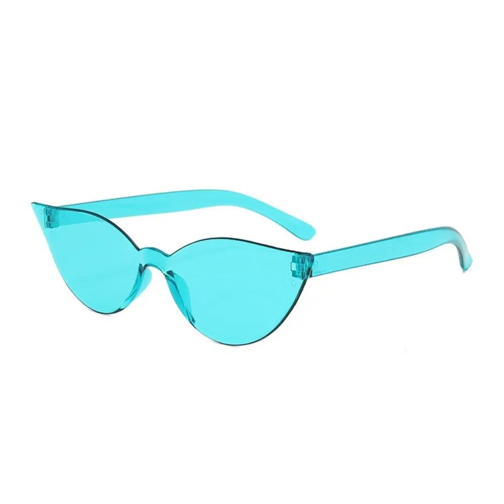 Cat Eye Sunglasses Candy Color Driving Glasses UV400 Sun-Protective Trend Eyewear Travel Accessories Street Photos Decoration