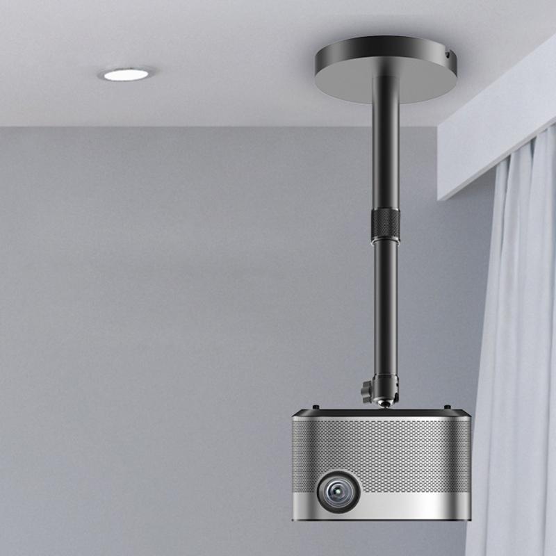 Universal Ceiling Mount Projector Bracket 360 Degree Rotatable Hanging Rack Extendable Height for Various Environment