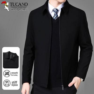 Herren Frühlings Herbst Business Casual Reversjacke