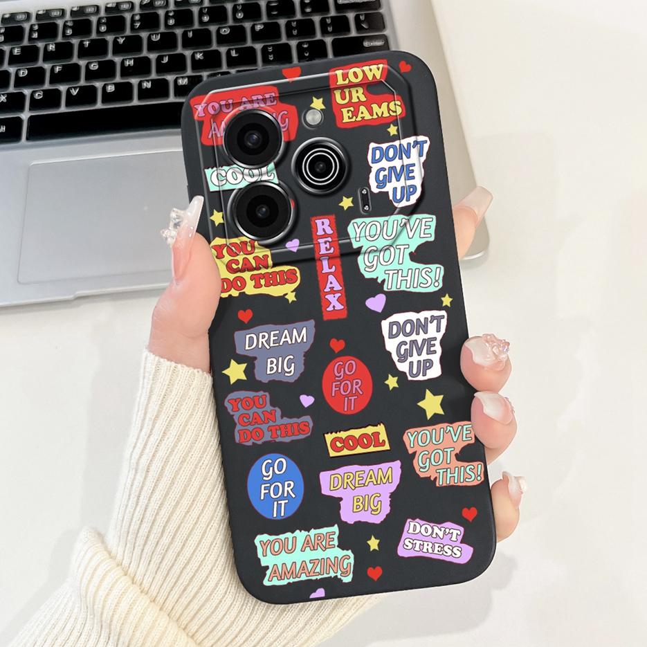 For Tecno Pova 6 Pro 5G Case LI9 Stylish Art Painted Cover Soft Silicone Phone Cases For Tecno Pova 6 Pro Pova6 5G Fundas Bumper