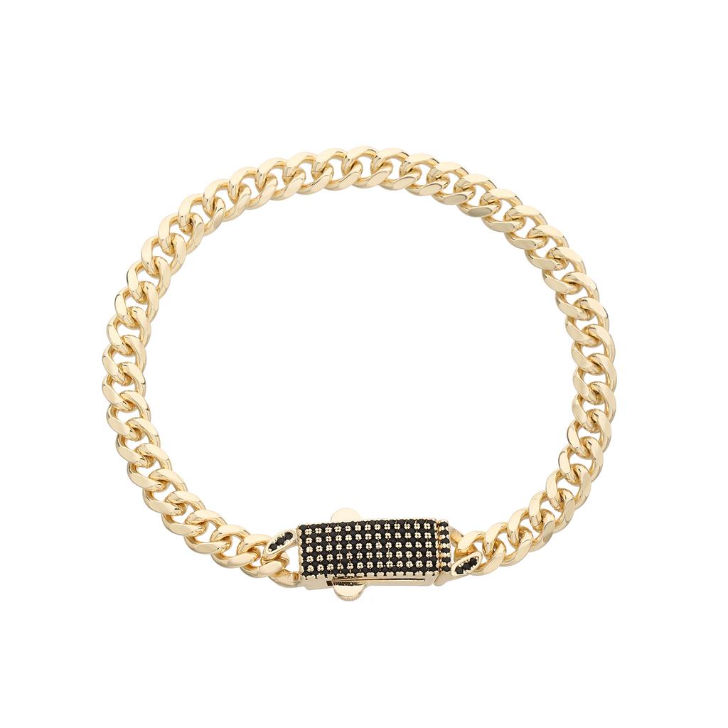 Fashion Monaco Anklet 4N6N8N23cm25cm High Quality 14K Gold Plated Anti-fading Anklet for Men and Women