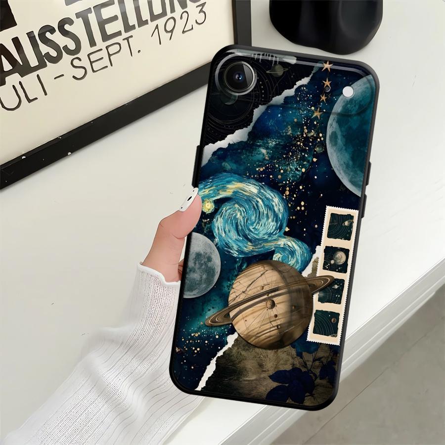 Funda Phone Cover Case for Apple iPhone 17 Pro Max 11 XR XS MAX 13 15 Pro 7 8 12 14 16 Air Planet Pattern