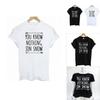Premium Quality Women T-shirts Game Of Thrones Short Sleeve Letter Design