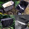 Resistant Cycle Basket Cover Exterior Defense Against Rain Ice Dirts Polyester Reflective Strips For Foot Safety
