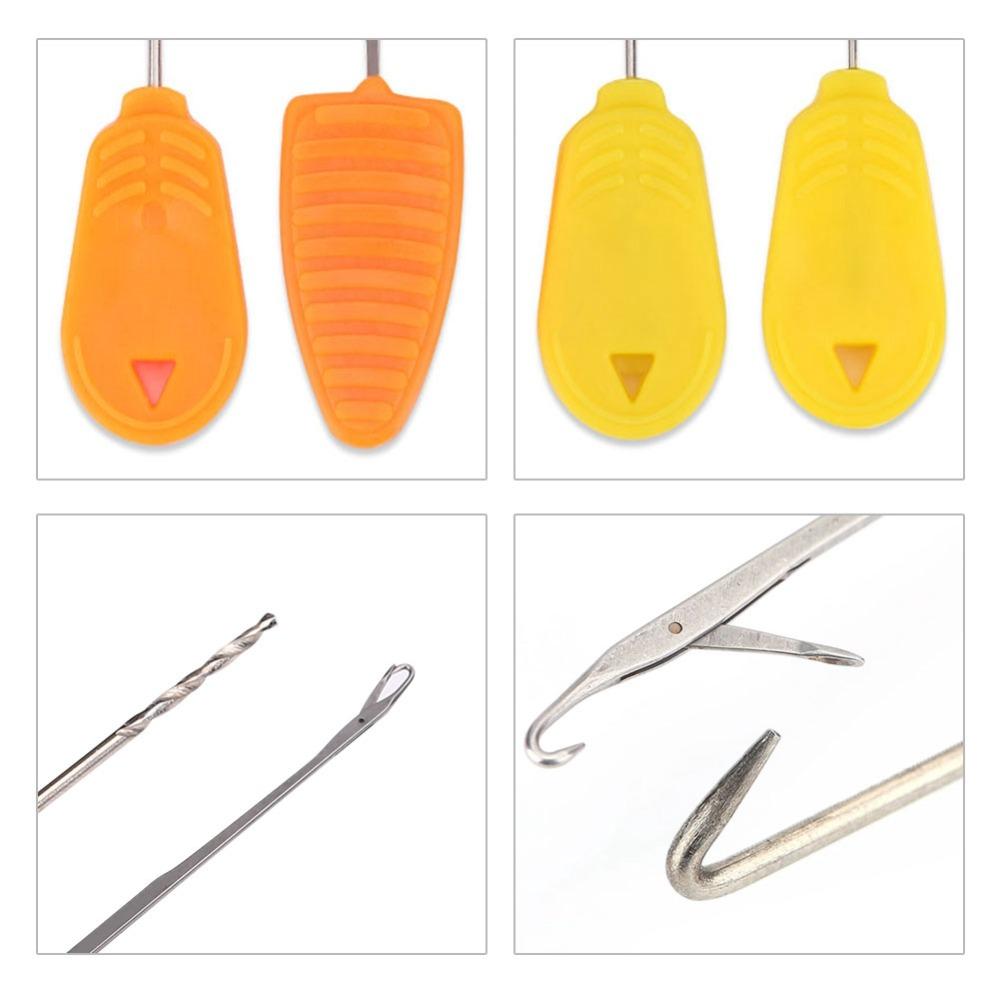 4PCS Lightweight Baiting Drill Stringer Multipurpose Baiting Hook Drill  Carp Fishing