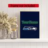 Seattle Seahawks Customize Your Name Diamond Painting Round Diamond Rhinestones Mosaic Diamond Embroidery Wall Paintings Rhinestones Gift Frameless