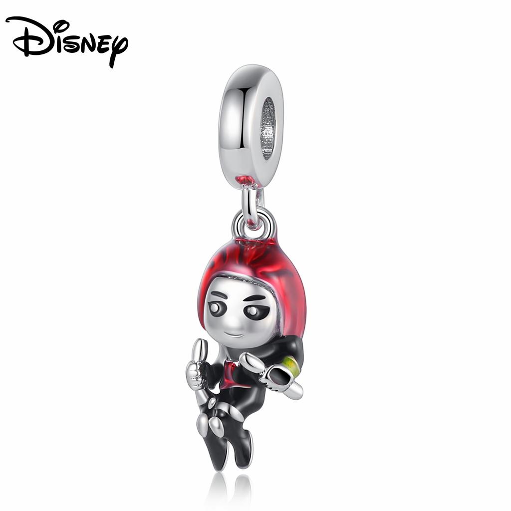 Disney 925 Silver Red Spider Ratatouille Charms Bead Earrings Bracelet Fit Original Bracelets DIY Birthday Jewelry Gift