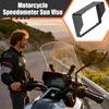 Motorcycle Sun Visor Display Cover Anti-Glare Motorbike Screen Film Protector Motorcycle Instrument Glare Shield Cover For