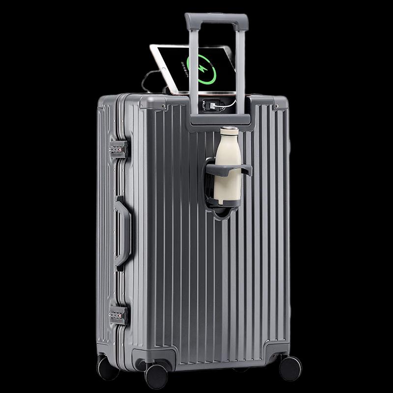 OEING PX2090 Aluminum Frame Travel Suitcase 26 Inch