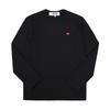 Comme DeS Gar OnS Play Small Red HearT Wappen Men S Long Sleeve T ShirT p1T308 1 Ax T308 051 1