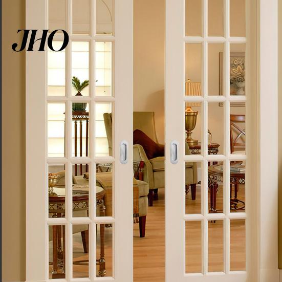 Stick-on Door Handle Self-Stick Oval Sliding Pull Aluminum Alloy Instant Self Adhesive Cabinet Barn Doors Windows Cabinets Hidden Recessed