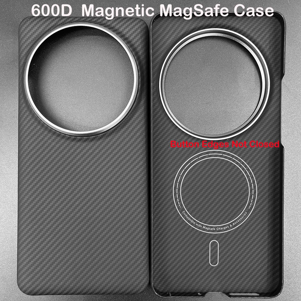 Magnetic Case for Xiaomi 15 Ultra MagSafe Case Carbon Aramid Fiber Case Ultra-Thin Lightweight Slim Cover for Xiaomi 15 Ultra