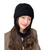 Korean Version of Autumn and Winter New Hat for Women Rabbit Wool Knitted Wool Hat Solid Color Versatile Winter Warm Ear Protection Hat Trendy