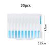 20/500pcs Disposable Soft Rubber Interdental Brush Teeth Cleaning Tool Dental Cleaning Between Toothbrush Oral Hygiene Care Tool