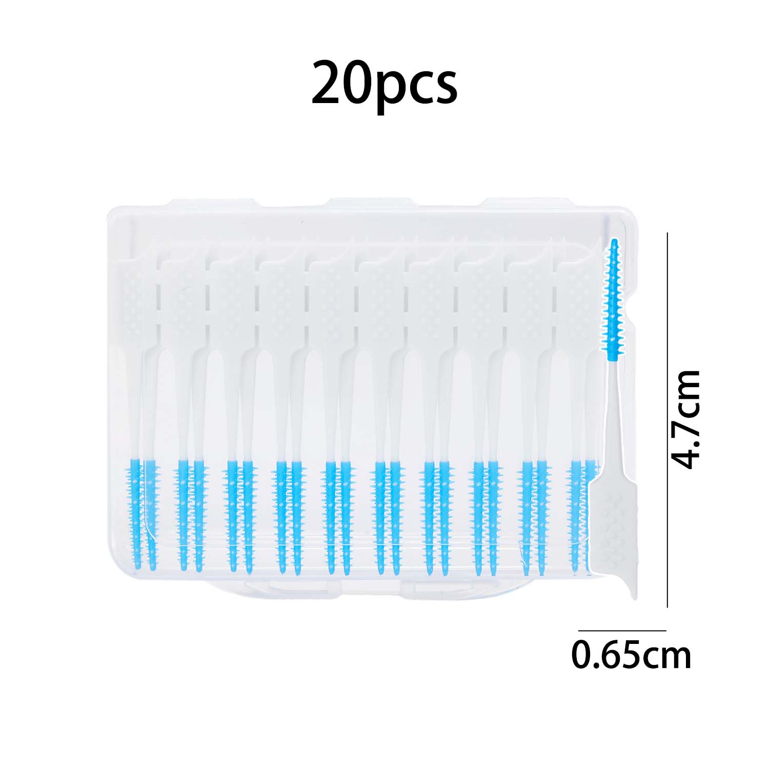 

20/500pcs Disposable Soft Rubber Interdental Brush Teeth Cleaning Tool Dental Cleaning Between Toothbrush Oral Hygiene Care Tool