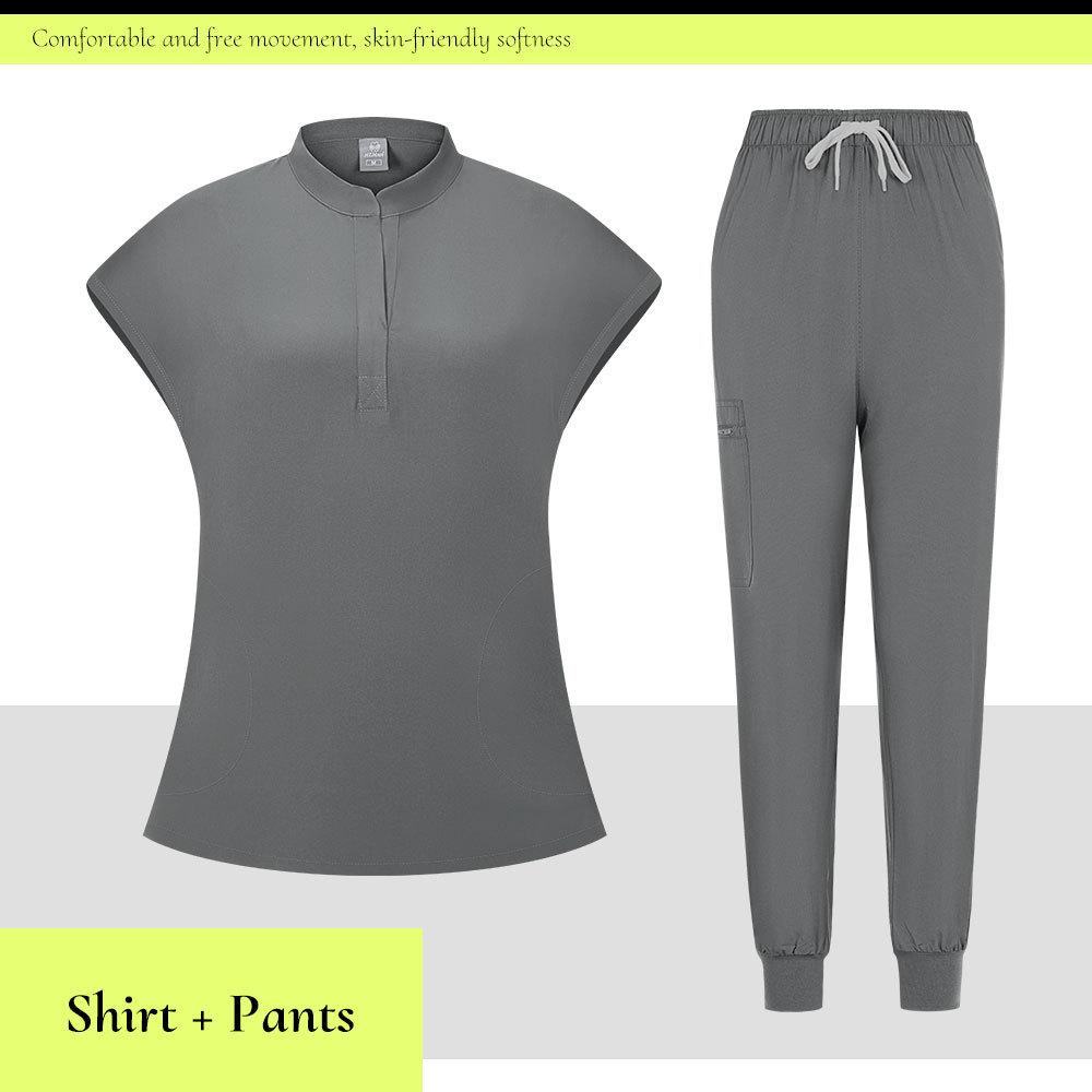 Elastic Quick-Drying Medical Uniform for Men & Women: Hospital, Dental, and Nursing