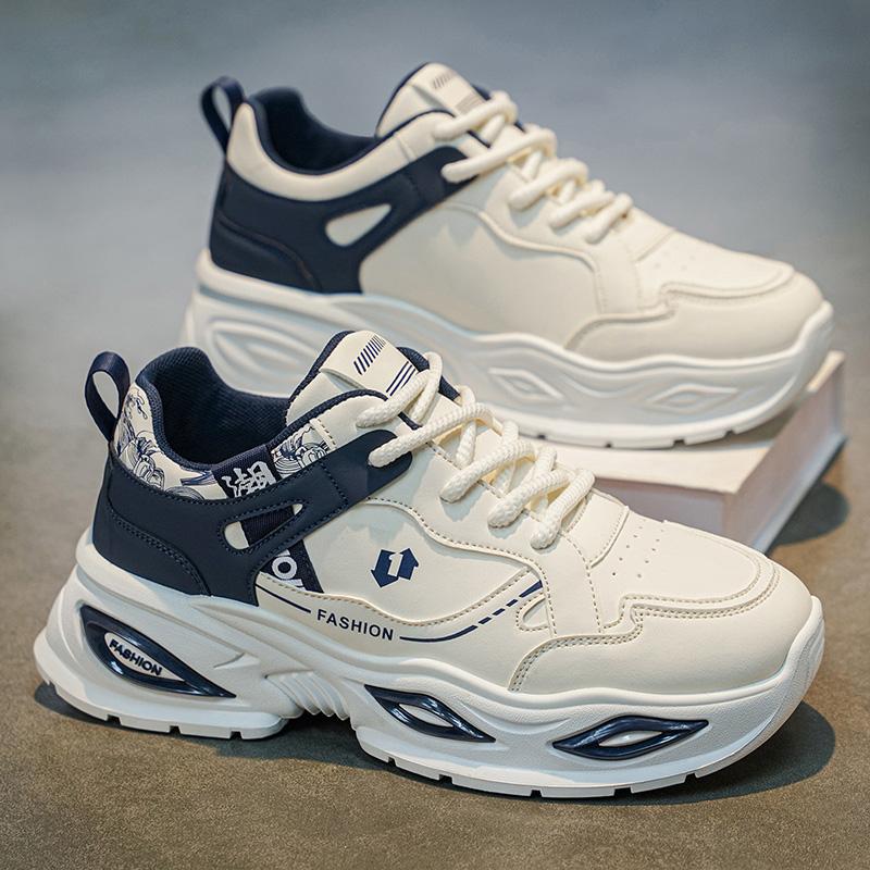 New Fashion New Men's Fashion Casual Low Top Sports Shoes Students Thick Sole Comfortable Sneakers Boys Male Classic Breathable Basketball Shoes