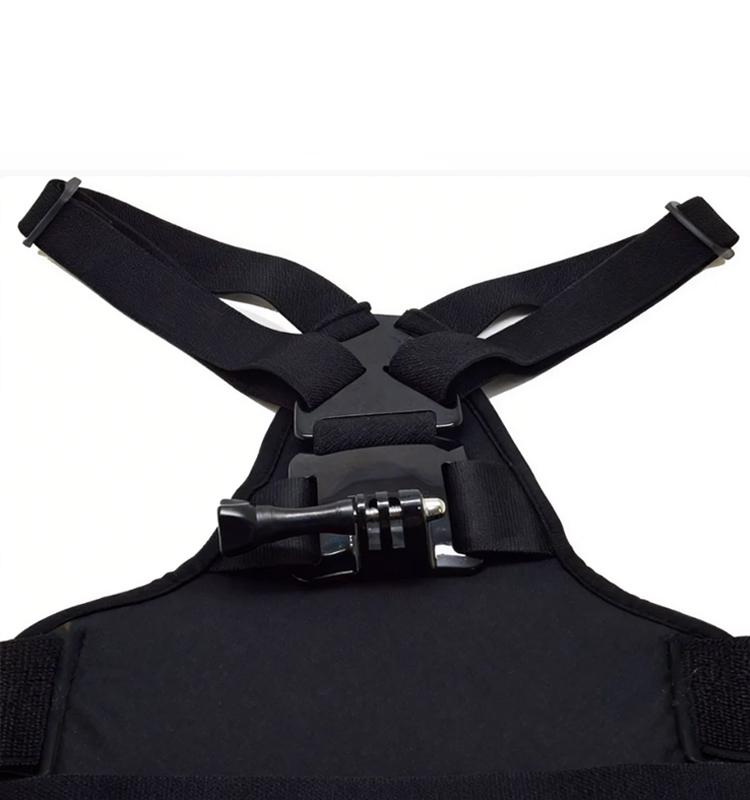 Sturdy Comfortable Chest Strap Accessory 360° Wrap Around Nylon Chest Strap with Mount for DJI Action Cameras