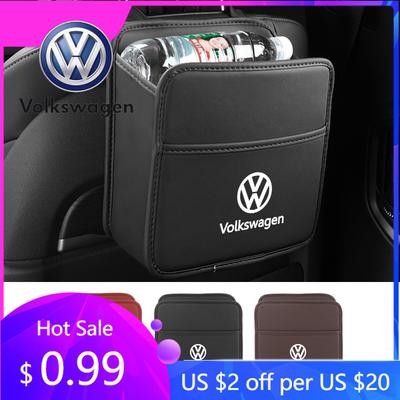 2026 Hot For Volkswagen VW Car Back Seat Storage Bag Hanging Organizer Box For Volkswagen VW Passat Golf Tiguan Polo Scirocco Je