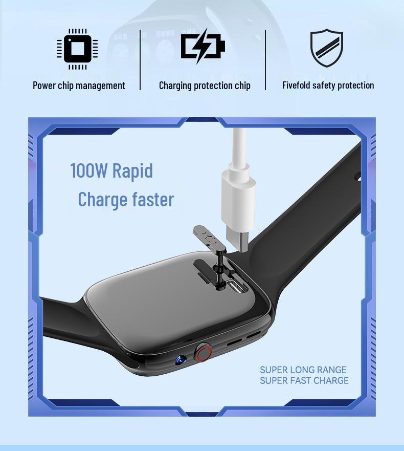 5G Children's Smartwatch T95 with SIM Card, Dual Cameras, Alipay, and WeChat Positioning M95