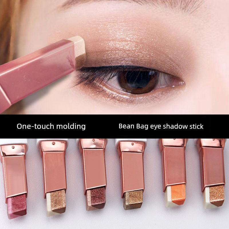 Two-Color One-Touch Molding Eye Shadow Stick for Beginners and Pregnant Women