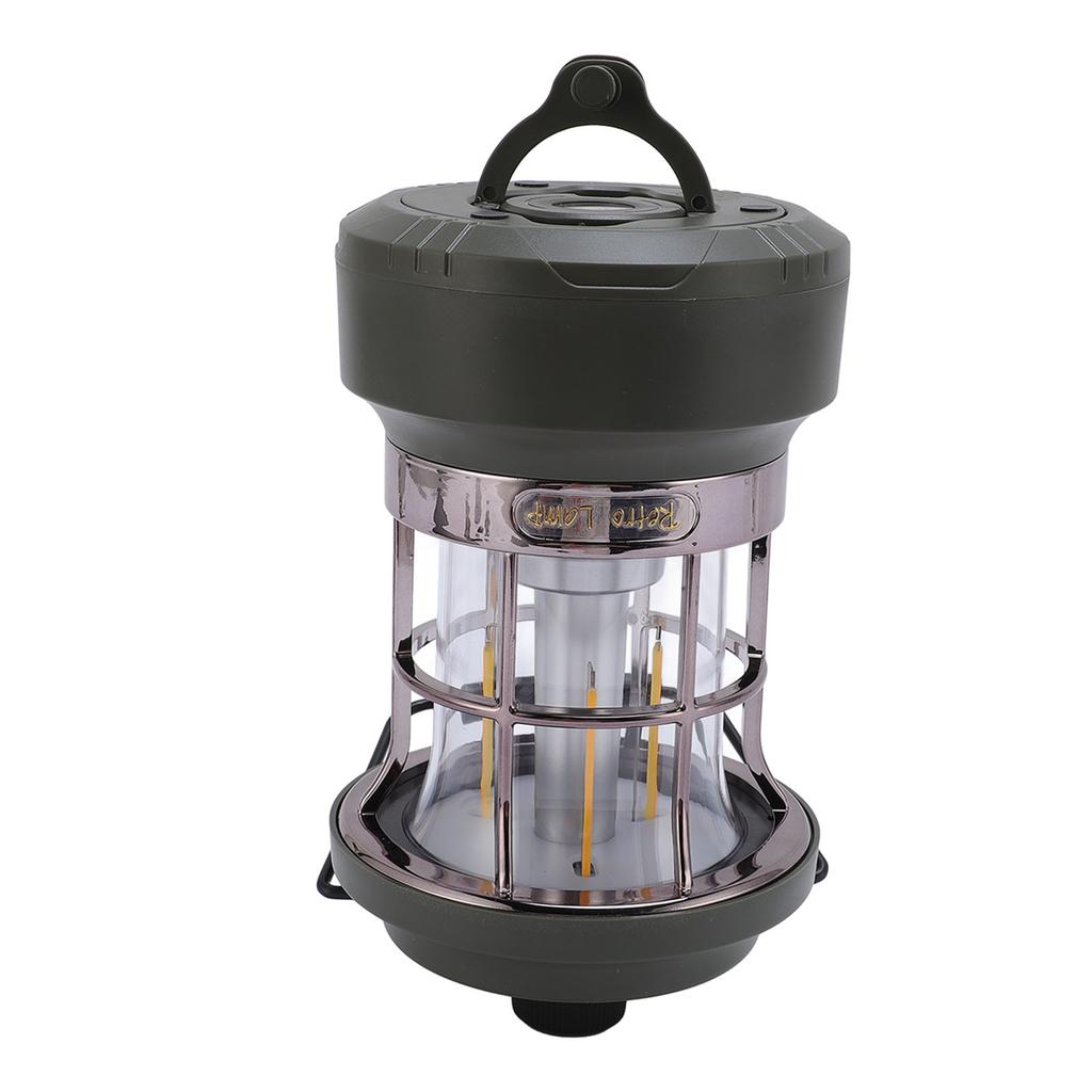 Rechargeable Camping Lantern 15m String Light Quick Storage IPX4 Water Resistant Portable 2 In 1