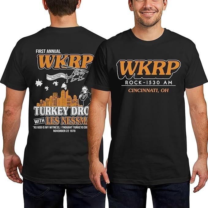 First Annual WKRP Thanksgiving Day Turkey Drop Tshirt S-5XL Q7459 Unisex T-Shirt XXXXL