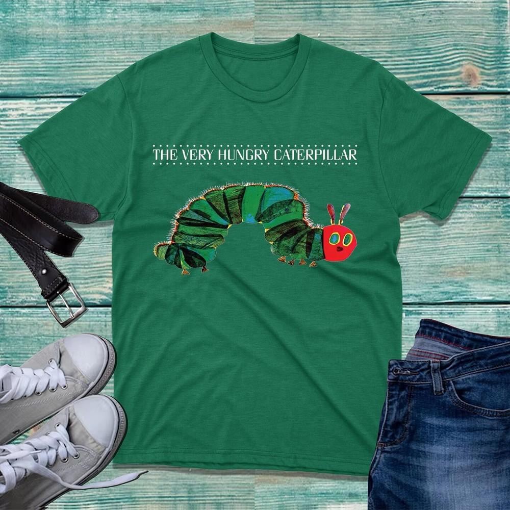 The Very Hungry Caterpillar TShirt World Book Day Funny Caterpillar Unisex Top S