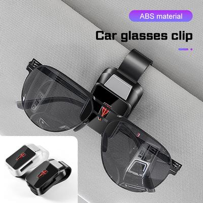 1PC Car Sun Visor Glasses Clips For Hongqi H5 H6 H9 E-QM5 HS3 HS5 HS6 HS7 E-HS3 E-HS9 LS5 Car Interior Eyeglasses Storage Holder