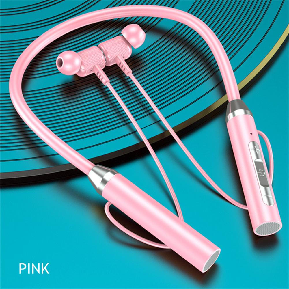 Wireless Bluetooth-compatible 5.2 Headset Hanging Neck Type Stereo Noise Reduction Sports Headphones With Microphone