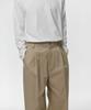 Musinsa Standard Curved Wide Chino Pants [Beige]
